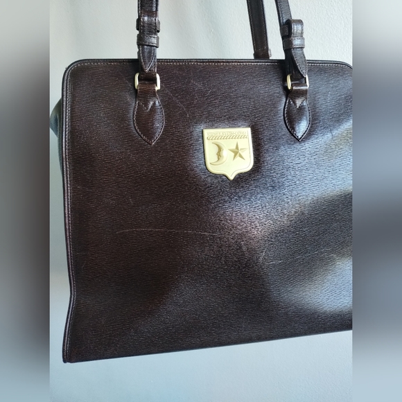 Barry Kieselstein-Cord Vintage Moonstar Brown Leather Tote - Picture 9 of 14